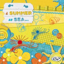 « A summer at sea... » digital kit