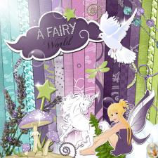 « A Fairy World » digital kit