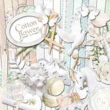 Digital kit "Cotton Flower"