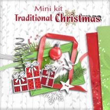 Mini digital kit "Traditional Christmas" by download