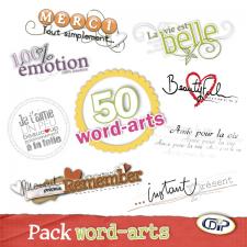Pack 50 Word-arts - 50 Word-arts