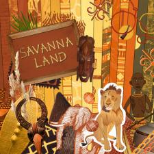 « Savanna land » digital kit