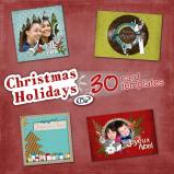 Card templates: "Christmas Holidays"