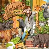 Digital kit "Welcome to the Zoo"