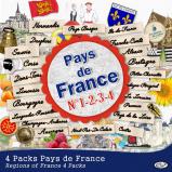 Lot 4 packs « Pays de France » - 1ère, 2ème, 3ème et 4ème parties