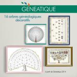 Pack de 16 arbres généalogiques décoratifs pour Généatique