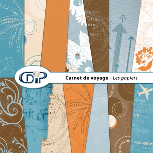 Kit « Carnet de voyage » - 01 - Les textures
