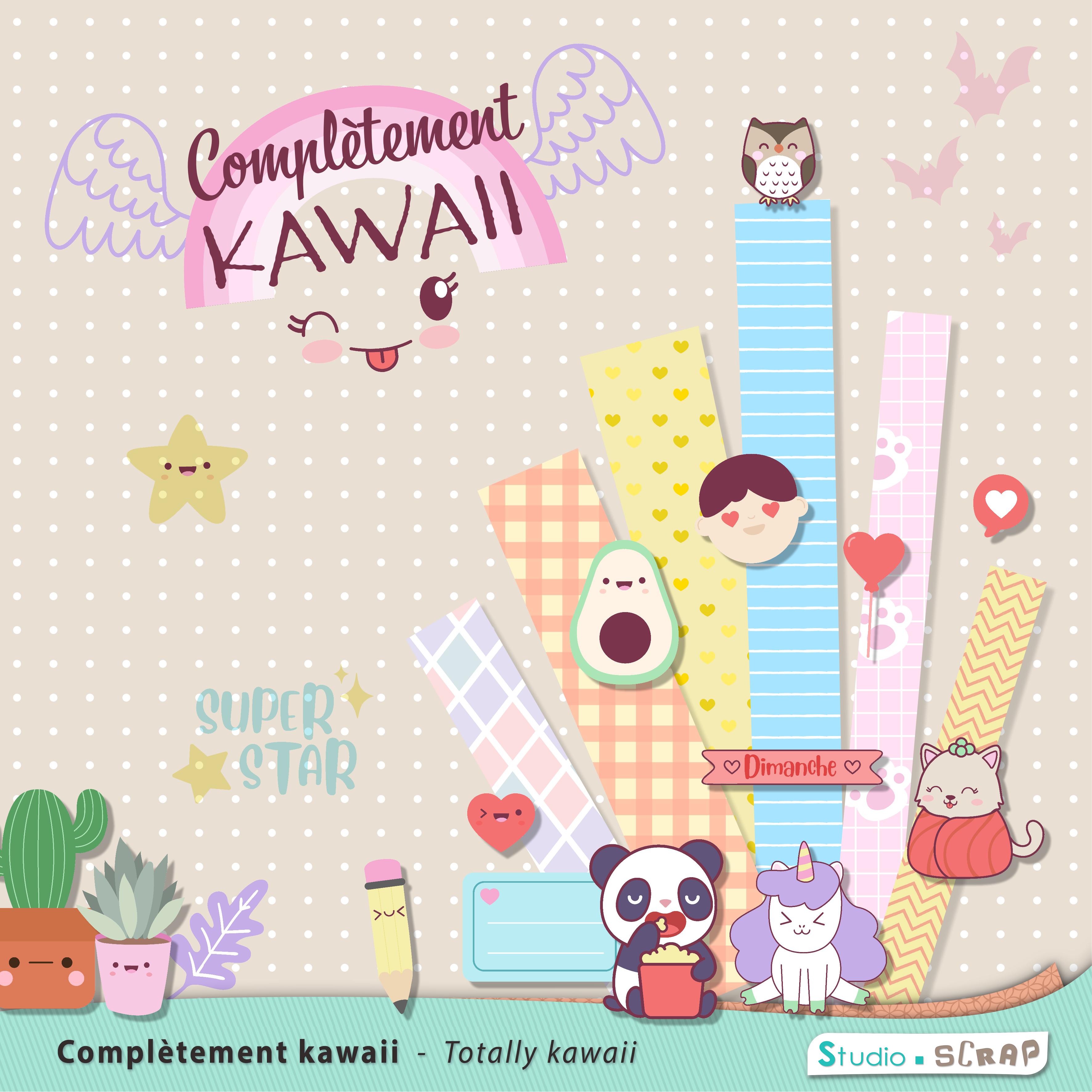 Kit digital « Complétement kawaii »