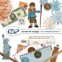Kit « Carnet de voyage » - 02 - Les embellissements 1