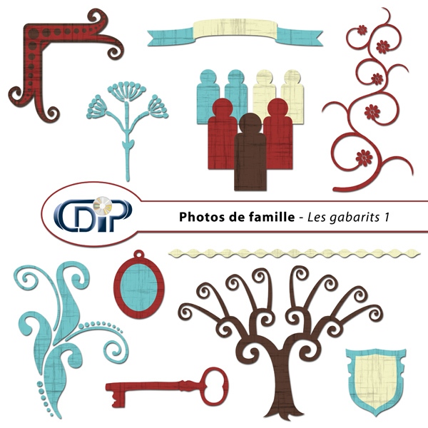 Kit « Photos de famille » - 05 - Les gabarits 1