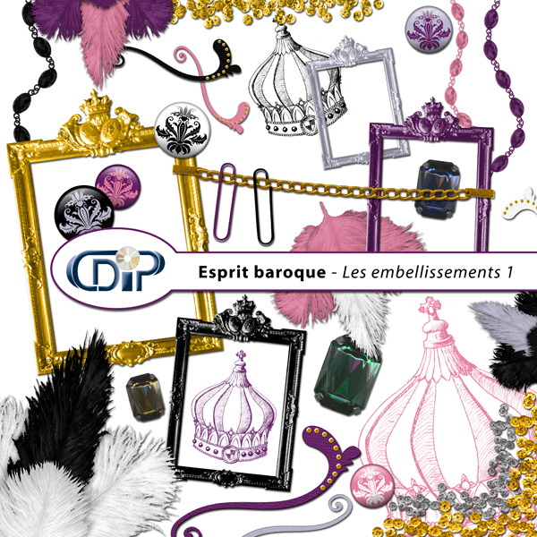 Kit « Esprit baroque » - 02 - Les embellissements 1