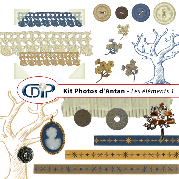 Kit « Photos d'antan » - 02 - Les embellissements 1