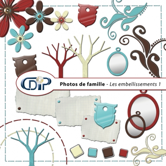 Kit « Photos de famille » - 02 - Les embellissements 1