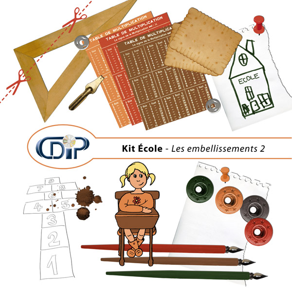 Kit « Ecole » - 03 - Les embellissements 2
