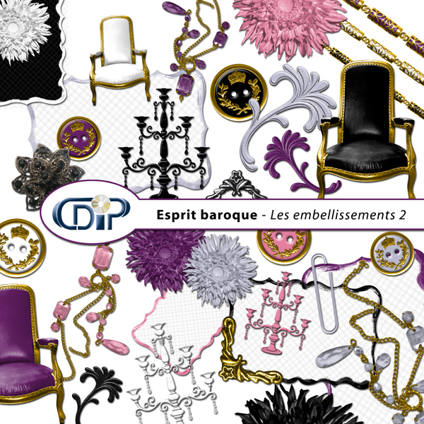 Kit « Esprit baroque » - 03 - Les embellissements 2