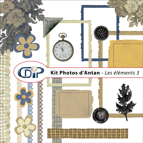Kit « Photos d'antan » - 04 - Les embellissements 3