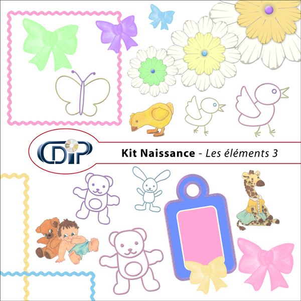 Kit « Naissance » - 04 - Les embellissements 3