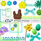 Kit « Pâques-printemps » - 04 - Les embellissements 3 