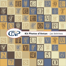 Kit « Photos d'antan » - 07 - Les lettrines