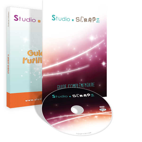 DVD + Guides de l'utilisateur - Studio-Scrap 7.5