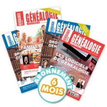 Généalogie magazine - Abonnement pour 6 mois