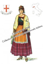 costumes traditionnels italiens liguria