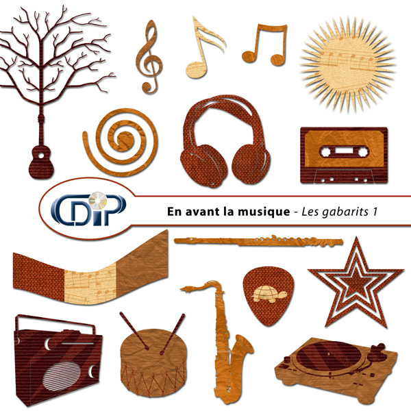 Kit « En avant la musique » - 05 - Les gabarits 1