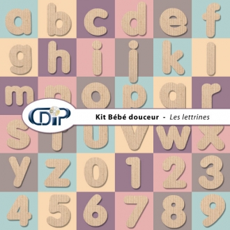 Kit « Bebe douceur » - 07 - Les lettrines