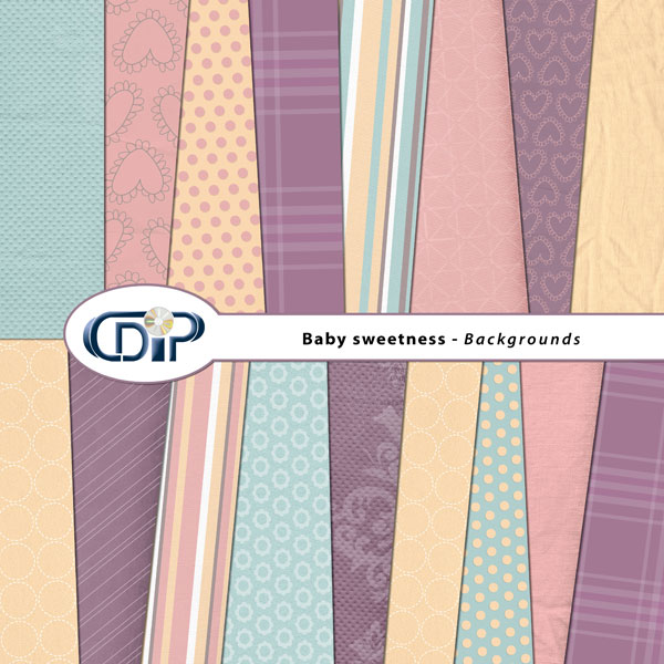 "Baby sweetness" digital kit - 01 - Backgrounds 