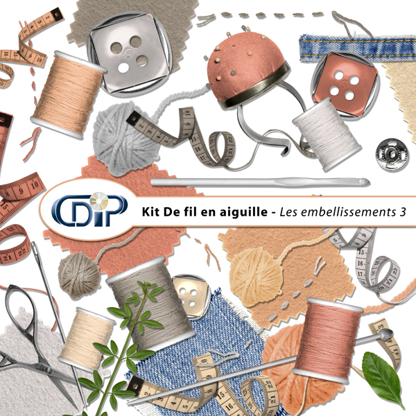 Kit « De fil en aiguille » - 04 - Les embellissements 3