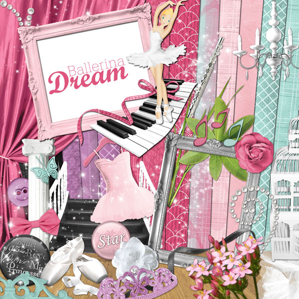"Ballerina Dream" digital kit - 00 - Presentation