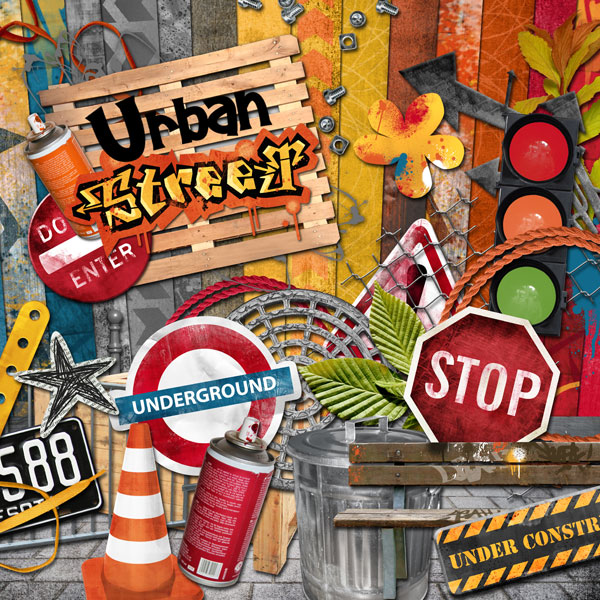"Urban Street" digital kit - 00 - Presentation