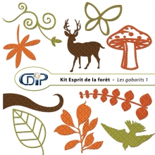 Kit « Esprit de la forêt » - 05 - Les gabarits 1 