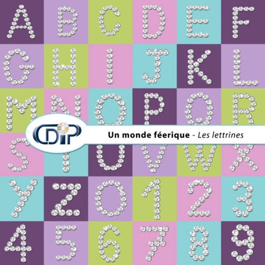 Kit « Un monde féerique » - 07 - Les lettrines 