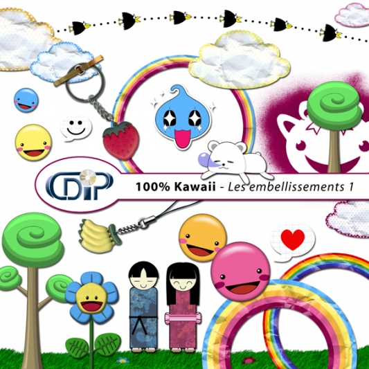 Kit « Kawaii » - 02 - Les embellissements 1 