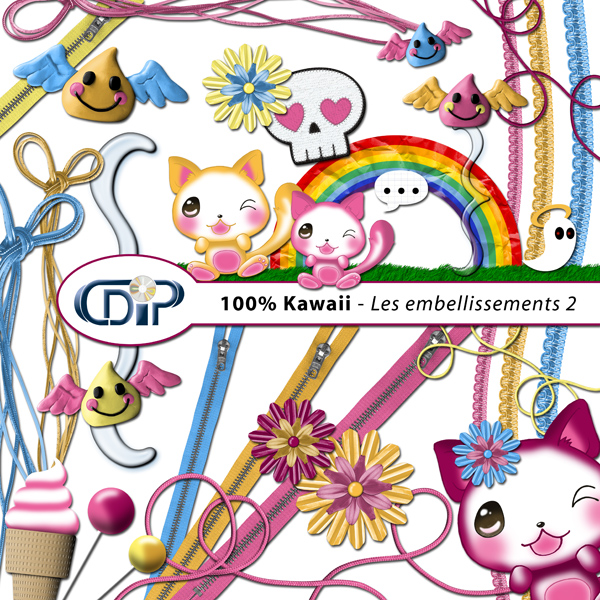 Kit « Kawaii » - 03 - Les embellissements 2 
