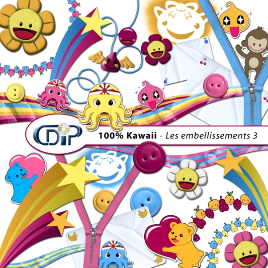 Kit « Kawaii » - 04 - Les embellissements 3 
