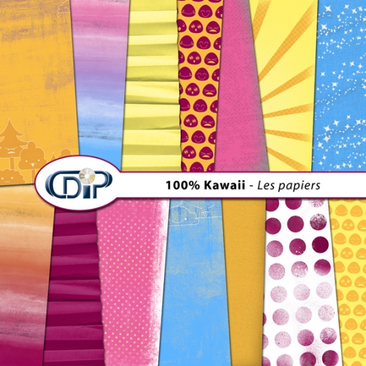 Kit « Kawaii » - 01 - Les textures