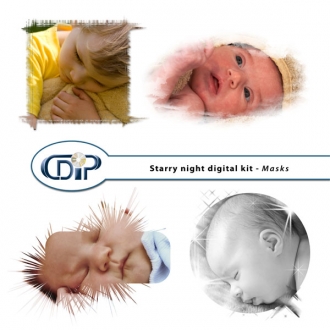 "Starry Night" digital kit - 08 - Masks 