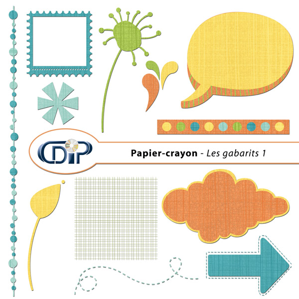 Kit « Papier crayon » - 05 - Les gabarits 1
