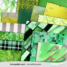 kit Incroyable vert textures
