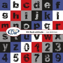 Kit « Rock attitude » - 07 - Les lettrines 