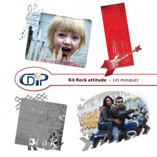 Kit « Rock attitude » - 08 - Les masques