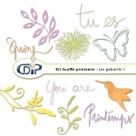 Kit « Souffle printanier » - 06 - Les gabarits 1