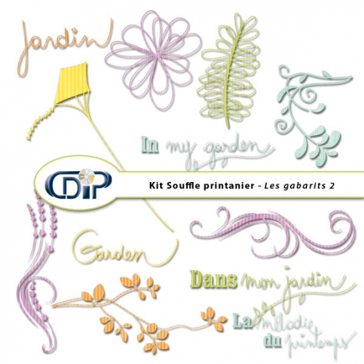 Kit « Souffle printanier » - 07 - Les gabarits 2
