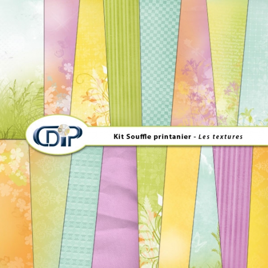 Kit « Souffle printanier » - 01 - Les textures