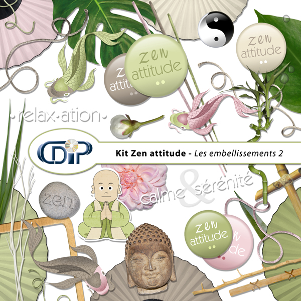 Kit « Zen attitude » - 03 - Les embellissements 2