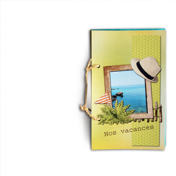 Mini-album « Vacances au bord de l eau » - 02 - Les pages 1