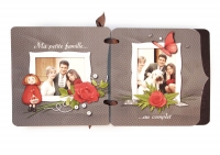 Mini-album « Coeur à coeur » - 03 - Les pages 3