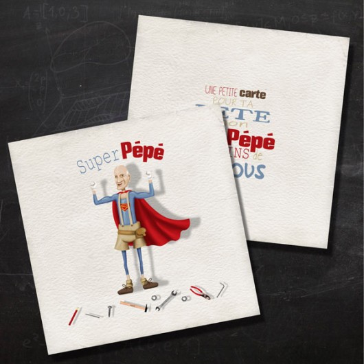 Carte fêtes des grand-pères 2015 - offerte